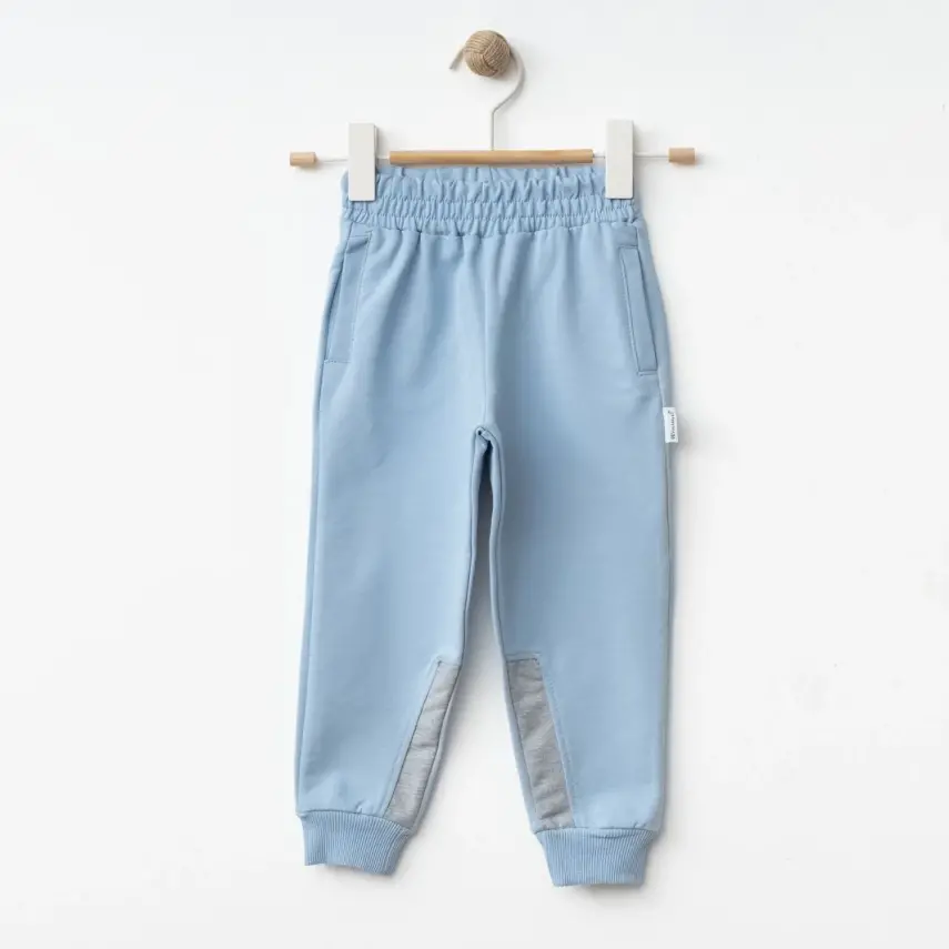 Winimo Kız Çocuk Eşofman Altı Fleto Cepli Mavi - 1