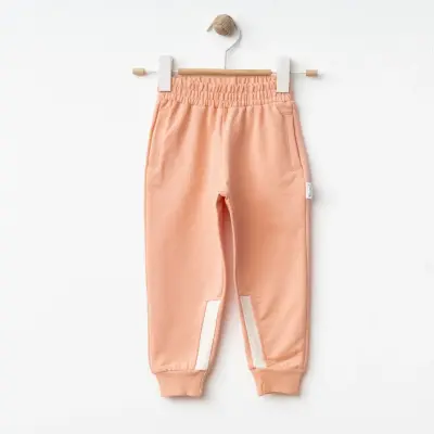 Winimo Kız Çocuk Eşofman Altı Fleto Cepli Pudra