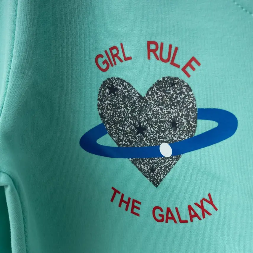 Winimo Kız Çocuk Eşofman Altı Girl Rule Baskılı Açık Yeşil - 6