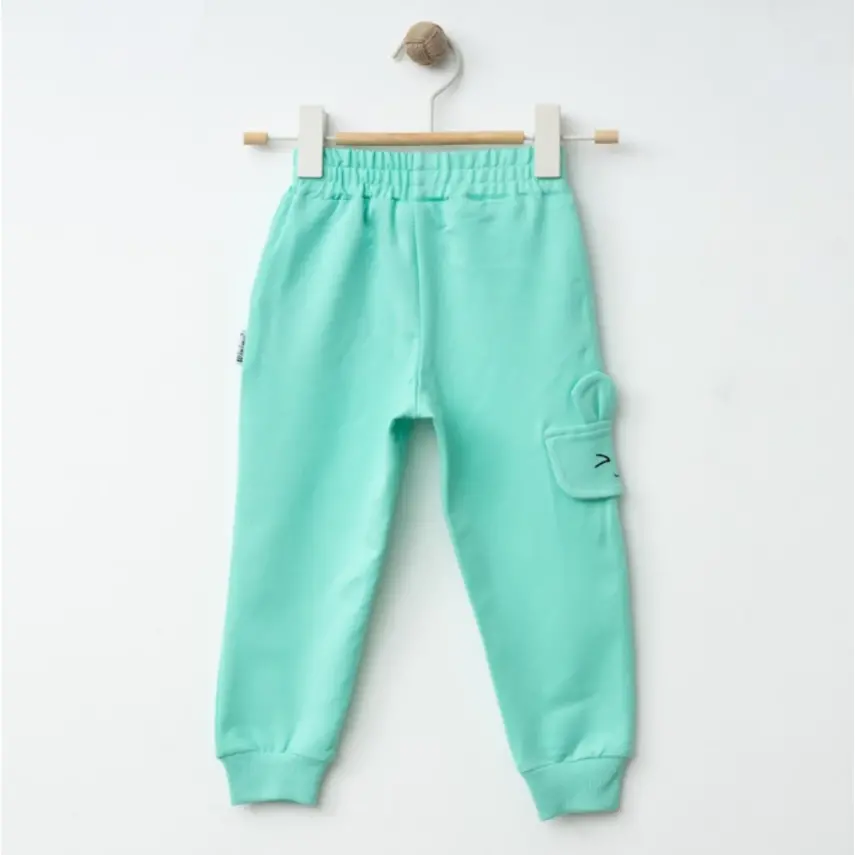 Winimo Kız Eşofman Altı Happy Baskılı Açık Yeşil - 8