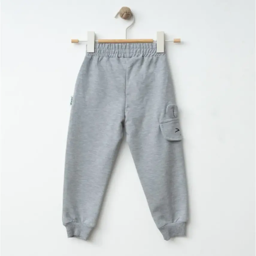 Winimo Kız Eşofman Altı Happy Baskılı Gri - 2