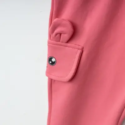 Winimo Kız Eşofman Altı Happy Baskılı Pembe - 3