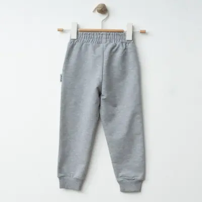 Winimo Kız Eşofman Altı Kedi Aksesuarlı Gri - 2