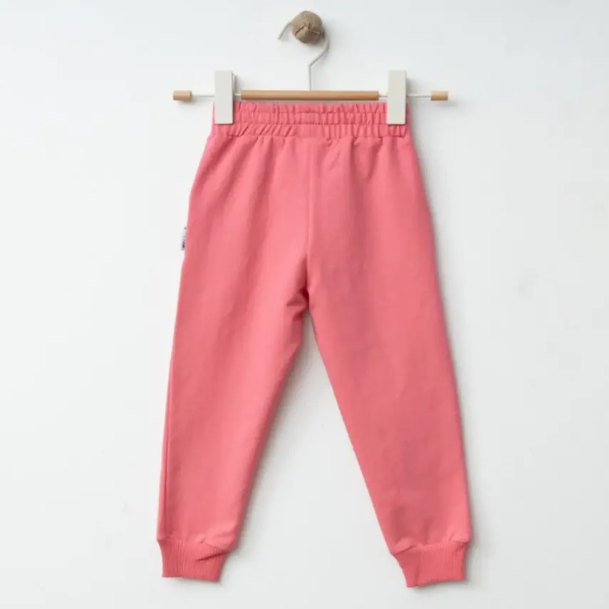 Winimo Kız Eşofman Altı Kedi Aksesuarlı Pembe - 2