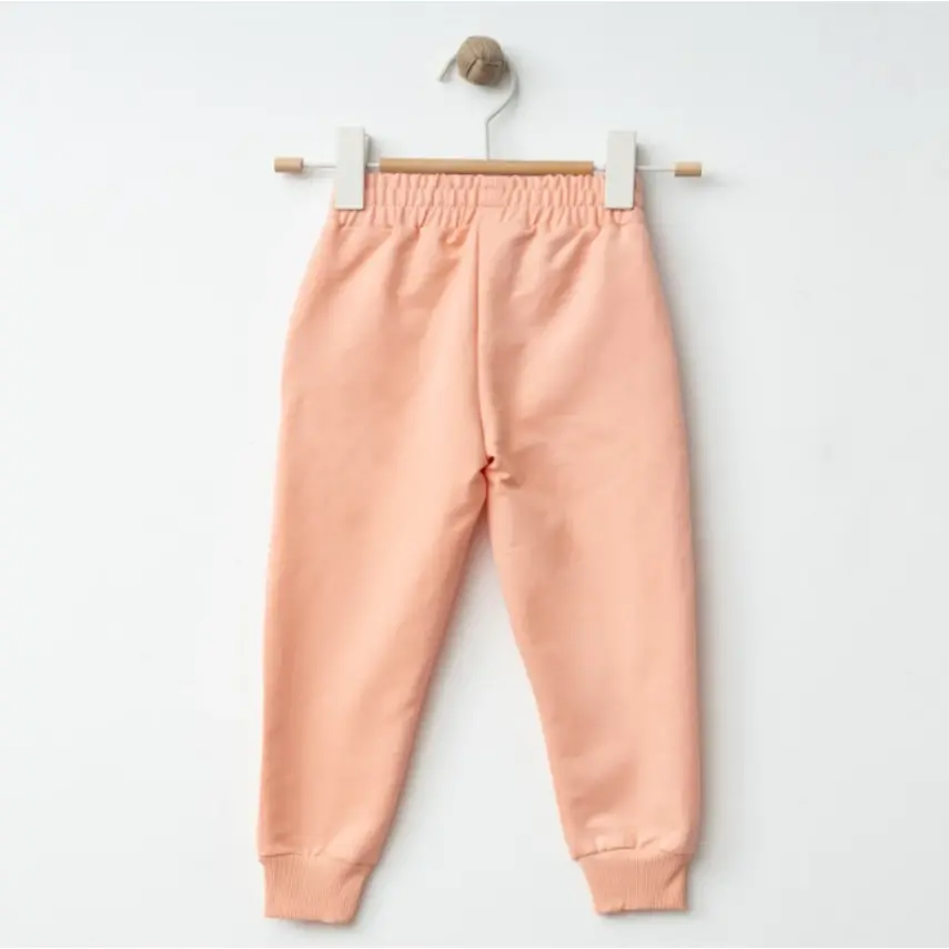 Winimo Kız Eşofman Altı Kedi Aksesuarlı Pudra - 2