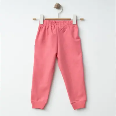 Winimo Kız Eşofman Altı Pwr Girl Baskılı Pembe - 2