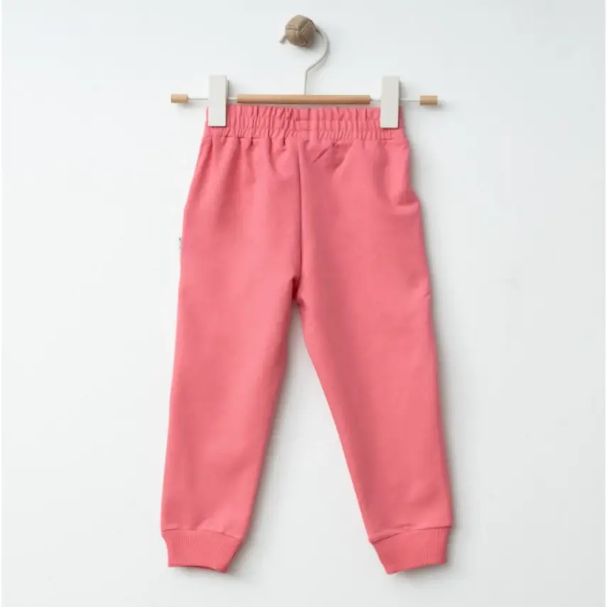 Winimo Kız Eşofman Altı Pwr Girl Baskılı Pembe - 2