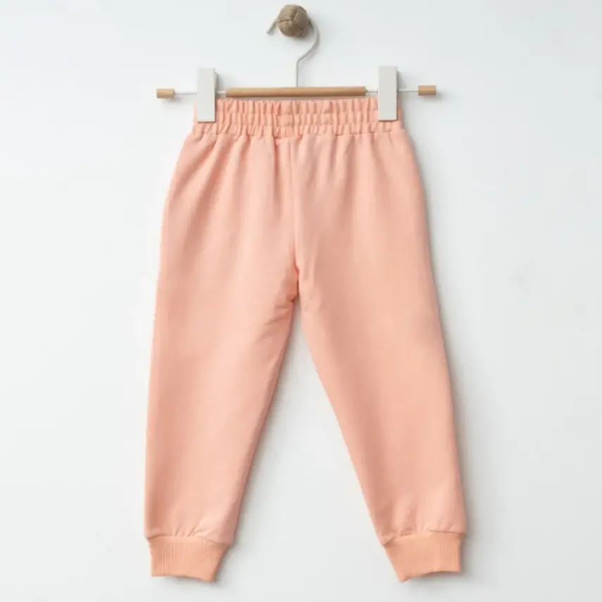 Winimo Kız Eşofman Altı Pwr Girl Baskılı Pudra - 2