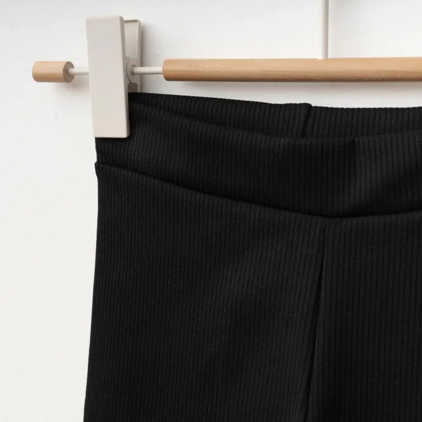 Winimo Tavşan Nakışlı Fitilli Kız Çocuk Tayt Siyah - 2