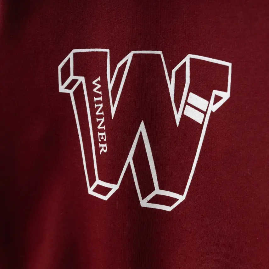 Winimo Unisex Çocuk Sweatshirt W Baskılı Bordo - 3
