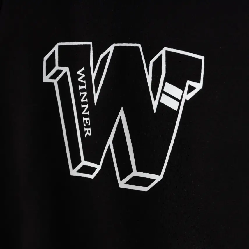 Winimo Unisex Çocuk Sweatshirt W Baskılı Siyah - 3