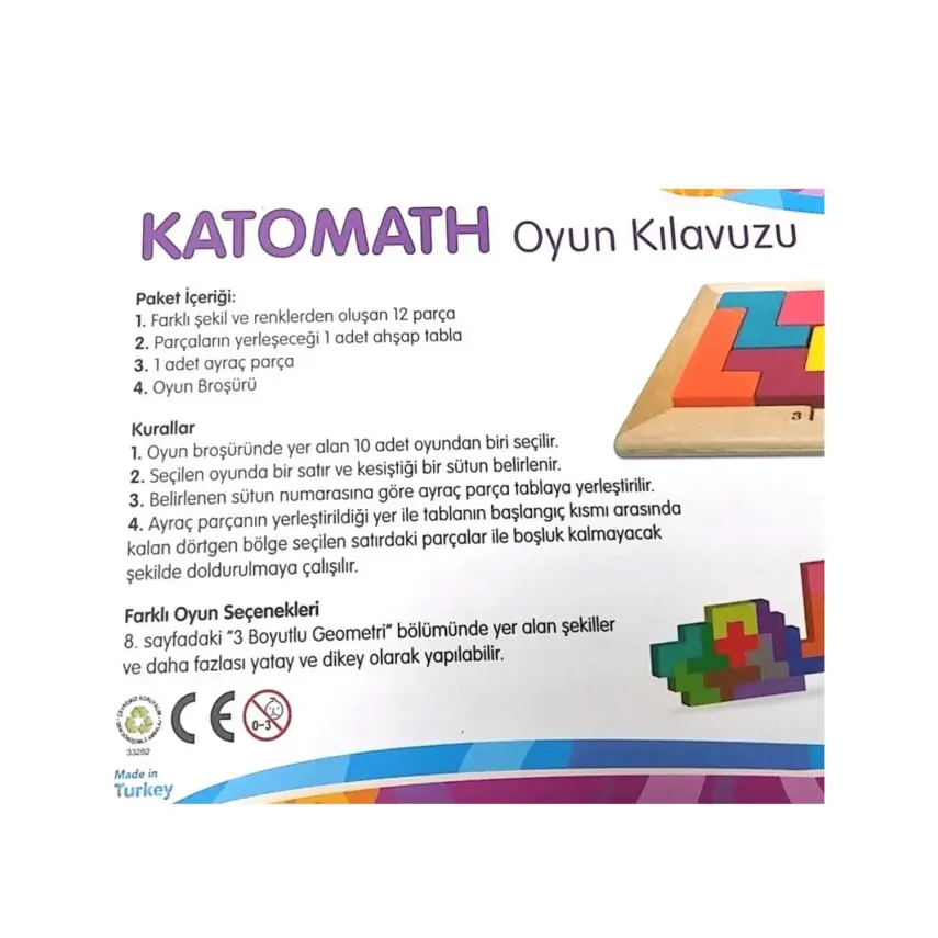 Woodoy Ahşap Katomath Zeka Oyunu - 2