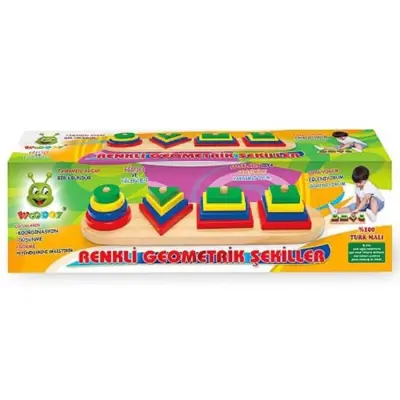 Woodoy Renkli Geometrik Şekiller - 2