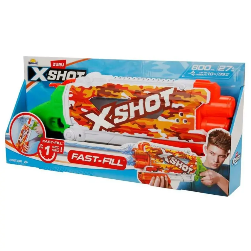 X-Shot Water Su Tabancası Pump Actıon Fast-Fıll Skıns 800Ml - 3