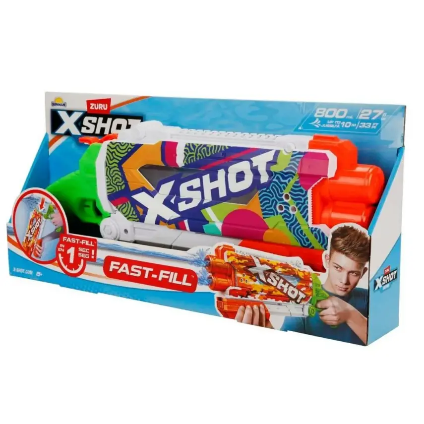 X-Shot Water Su Tabancası Pump Actıon Fast-Fıll Skıns 800Ml - 5