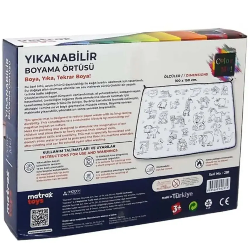 Yıkanabilir Kalemli Boya Örtüsü - 2