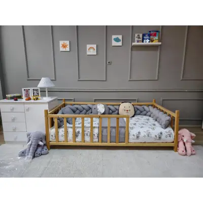 Yuar Baby Motessori Örgü Uyku Seti Gri Amazon - 3