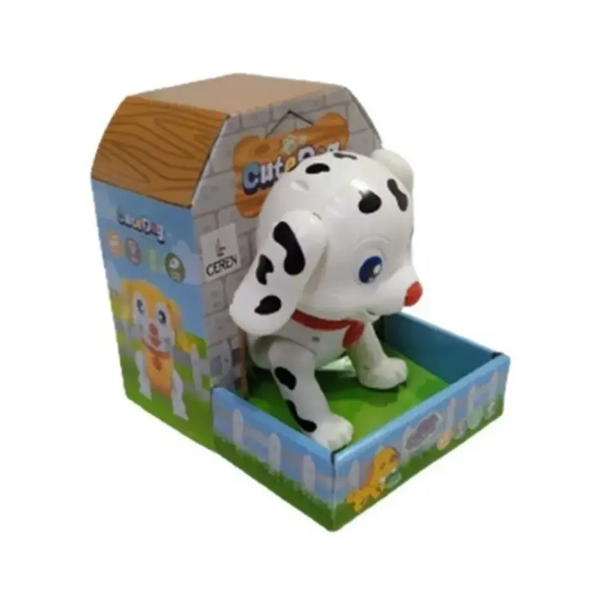 Yürüyen Damaçyalı Köpek Işıklı Sesli ve Pilli  - 2