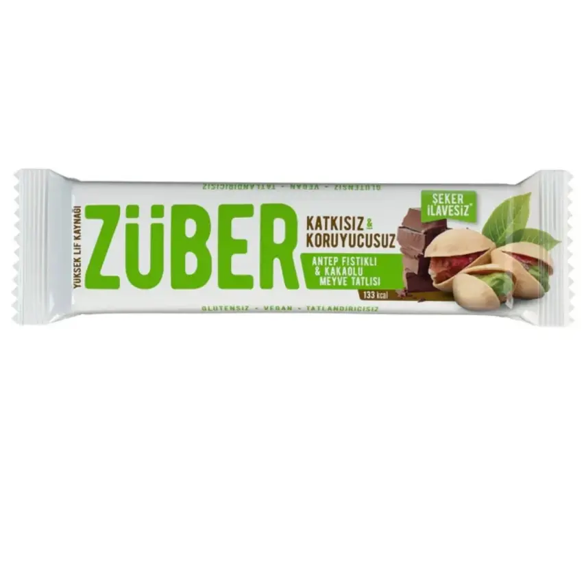 Züber Antep Fıstıklı Ve Kakaolu Meyve Bar 40gr - 2