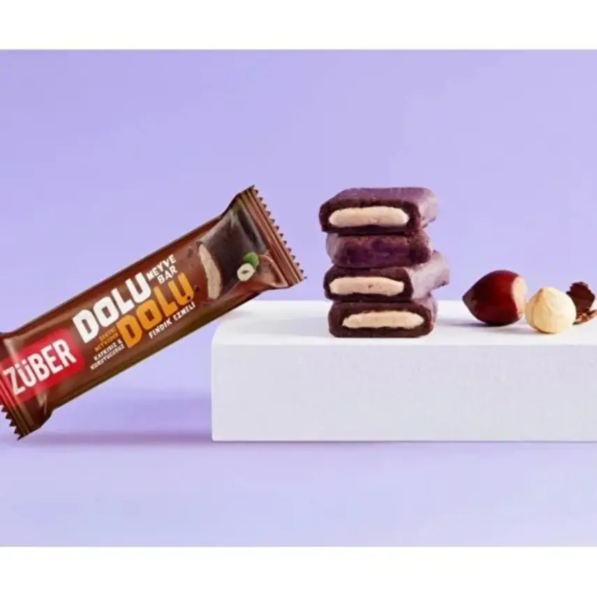 Züber Dolu Dolu Meyve Bar Fındık Ezmeli 30 gr. - 3