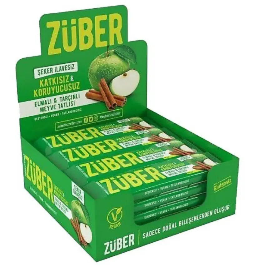 Züber Elmalı Ve Tarçınlı Meyve Bar 40gr - 2