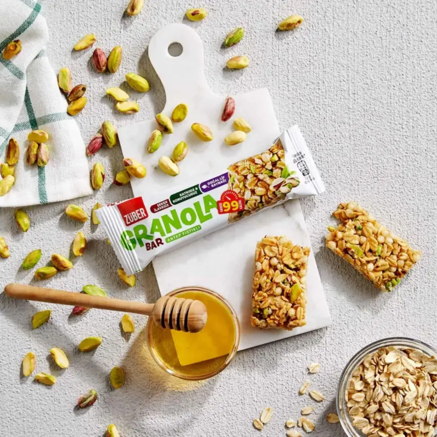 Züber Granola Bar Antep Fıstıklı 25gr - 2