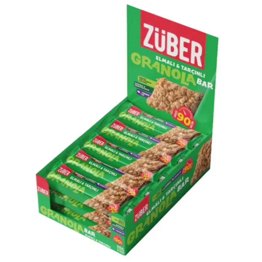 Züber Granola Bar Elmalı Tarçınlı 25gr - 2