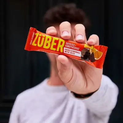 Züber Kakaolu Ve Portakallı Meyve Bar 40gr - 3