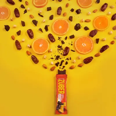 Züber Kakaolu Ve Portakallı Meyve Bar 40gr - 2