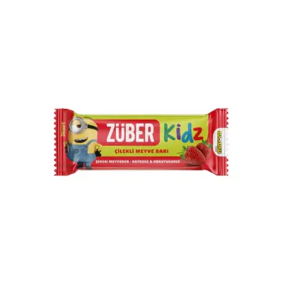 Züber Kidz Çilekli Meyve Bar 25g