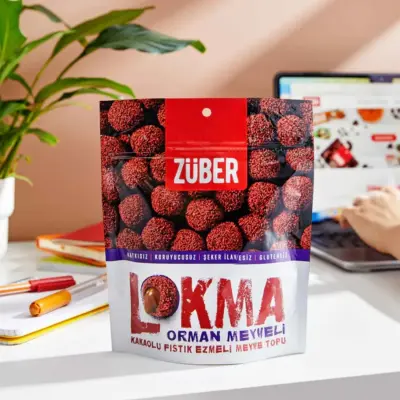 Züber Lokma Orman Meyveli Fıstık Ezmeli  96gr - 2