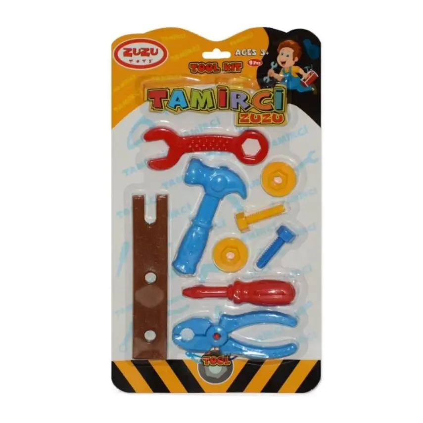 Zuzu Toys Tamirci Zuzu Kartela 9 Parça - 1